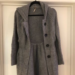 Chunky cardigan sweater